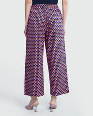 Printed Trousers By OVS In Blue And Pink Blue/Pink / M