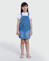 Denim Salopette In Medium Blue – OVS Girls Blue / 9-10 Y