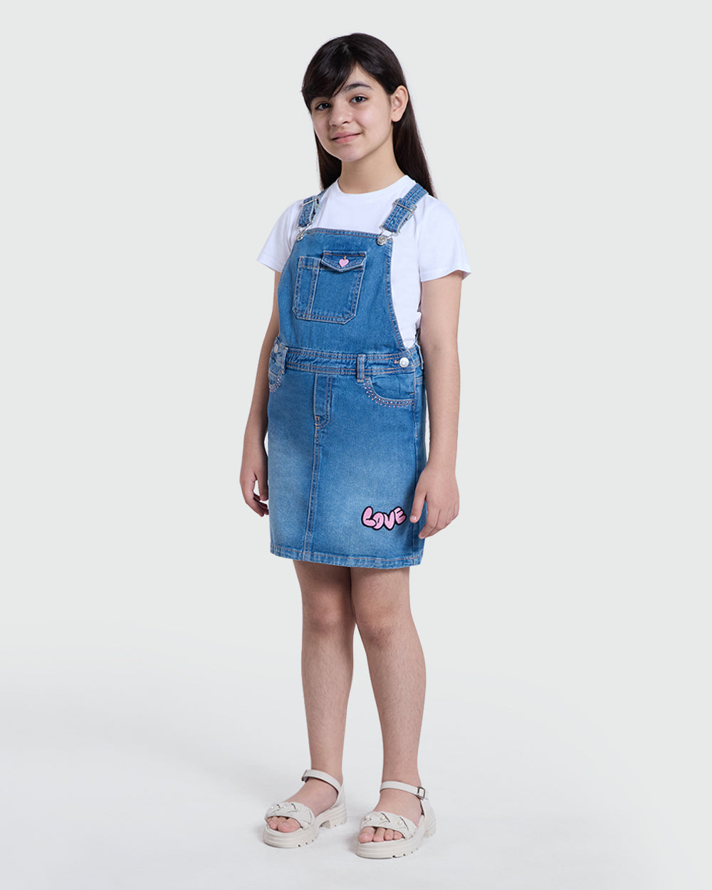 Denim Salopette In Medium Blue – OVS Girls Blue / 9-10 Y
