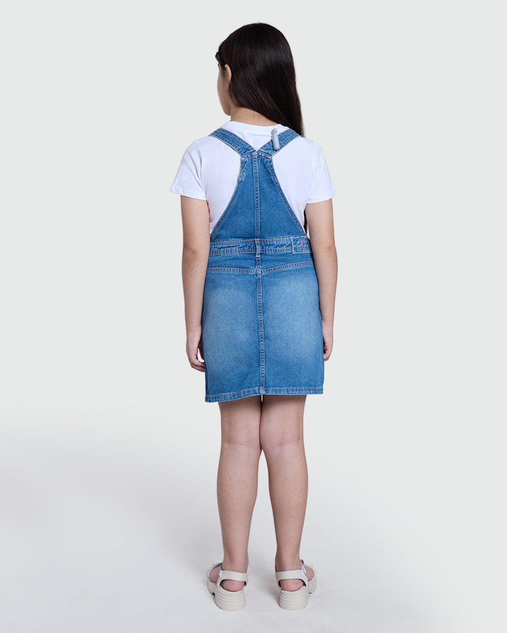 Ovs Denim Salopette In Medium Blue Ovs Girls Ovs Denim Salopette In Medium Blue Ovs Girls