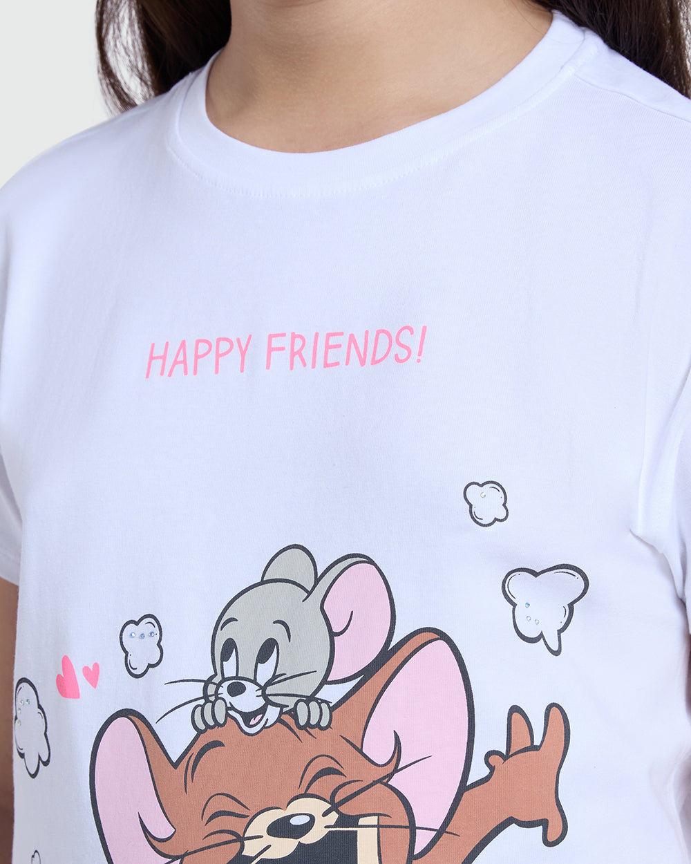 Brilliant White Graphic Tee From OVS Girls White / 9-10 Y