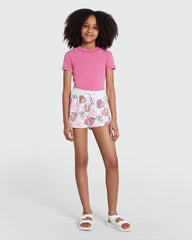 Cotton Shorts With Tom & Jerry Print And Drawstring WHITE / 9-10 Years