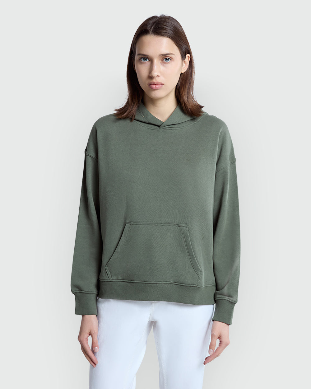 OVS Four Leaf Green Hoodie For Women Green / M