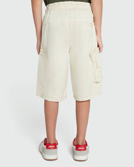 Cargo Shorts In Almond Milk – OVS Boy Collection Pink / 9-10 Y