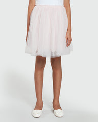 OVS Girls’ Mesh Skirt In Rose Water Pink / 9-10 Y