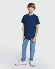 OVS Straight-Fit Jeans For Boys In Medium Blue Blue / 11 Y