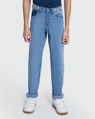 OVS Straight-Fit Jeans For Boys In Medium Blue Blue / 11 Y
