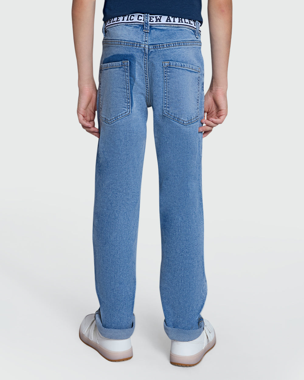 OVS Straight-Fit Jeans For Boys In Medium Blue Blue / 11 Y