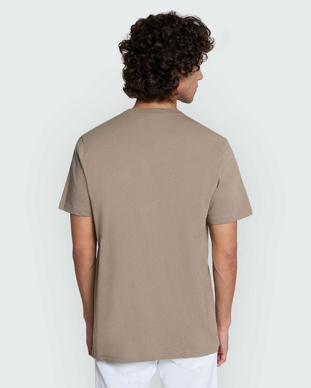 Iseo Round-Neck Tee By OVS In Pine Bark Grey / L