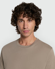 Iseo Round-Neck Tee By OVS In Pine Bark Grey / L