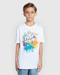 Modern-Fit White Tee By OVS White / 11 Y