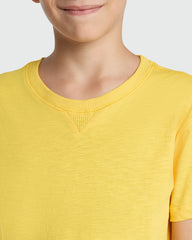 OVS Short Sleeve Tee For Boys In Solar Power Yellow Yellow / 9-10 Y