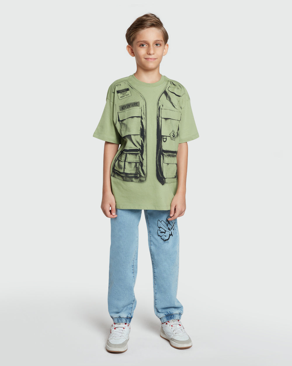 Aspen Green Short Sleeve Tee – OVS For Boys Green / 9-10 Y