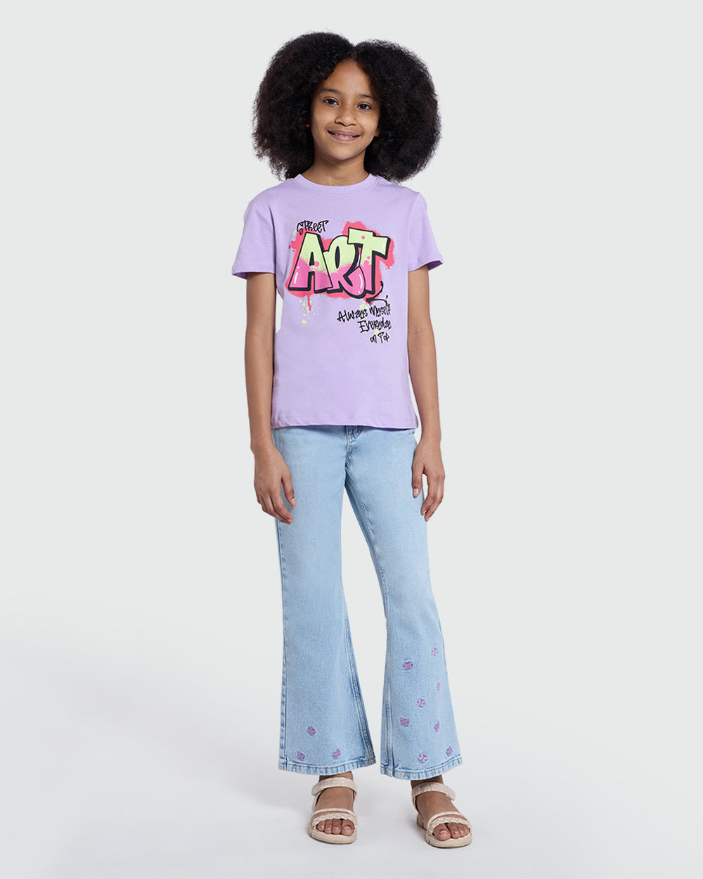 Long Sleeve Tee In Lilac Breeze – OVS Girls Violet / 10-11 Y
