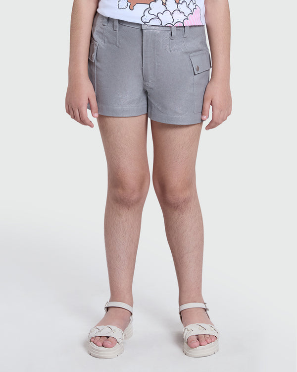 Light Grey Cargo Shorts For Teens By OVS Grey / 10-11 Y