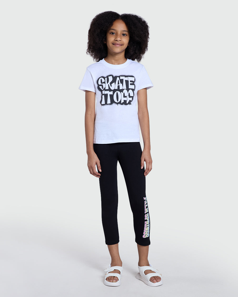 OVS White Short Sleeve Tee For Girls – Lucent Classic White / 10-11 Y