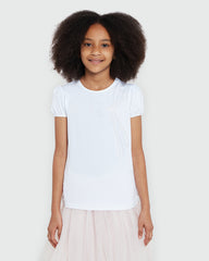 White Short Sleeve Tee With Sparkle By OVS White / 9-10 Y
