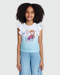 OVS Girls' Multicolour Tee With Sequins Multicolour / 4-5  Y