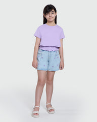 Light Blue Denim Shorts – OVS Girls Azure / 9-10 Y