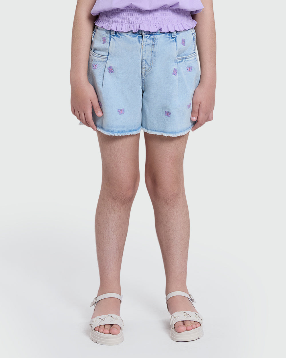 Light Blue Denim Shorts – OVS Girls Azure / 9-10 Y