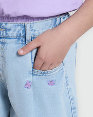 Light Blue Denim Shorts – OVS Girls Azure / 9-10 Y