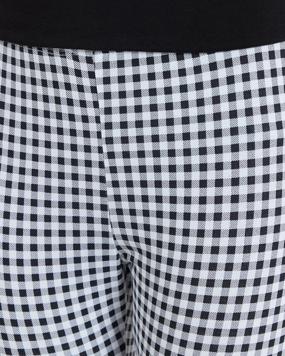 Black/White Checked 3/4 Leggings By OVS Black/White Check / 9-10 Y