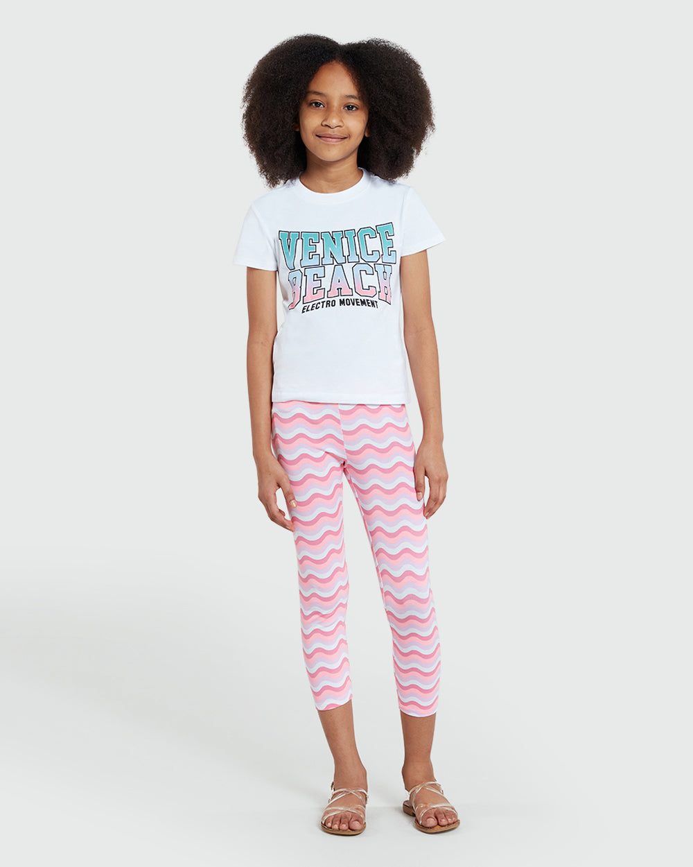 Striped 3/4 Leggings In Multicolour – OVS Girls Multicolour Striped / 9-10 Y