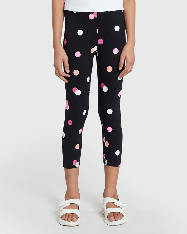 OVS Cropped Black Leggings For Girls – 3/4 Length Black / 7-8 Y