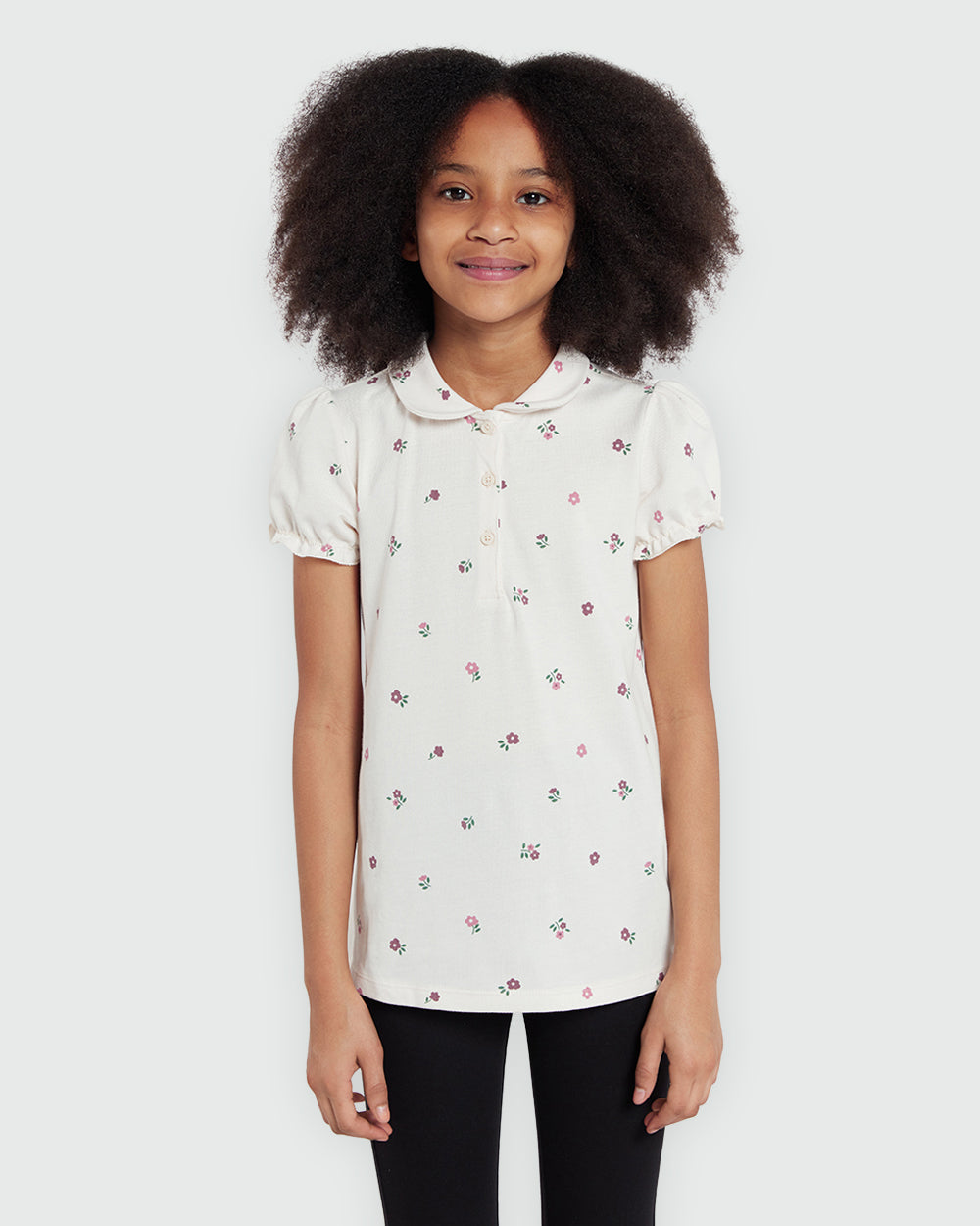 Salsa Rosa Printed Polo For Girls – OVS Pink / 9-10 Y