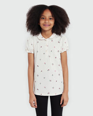 Salsa Rosa Printed Polo For Girls – OVS Pink / 9-10 Y
