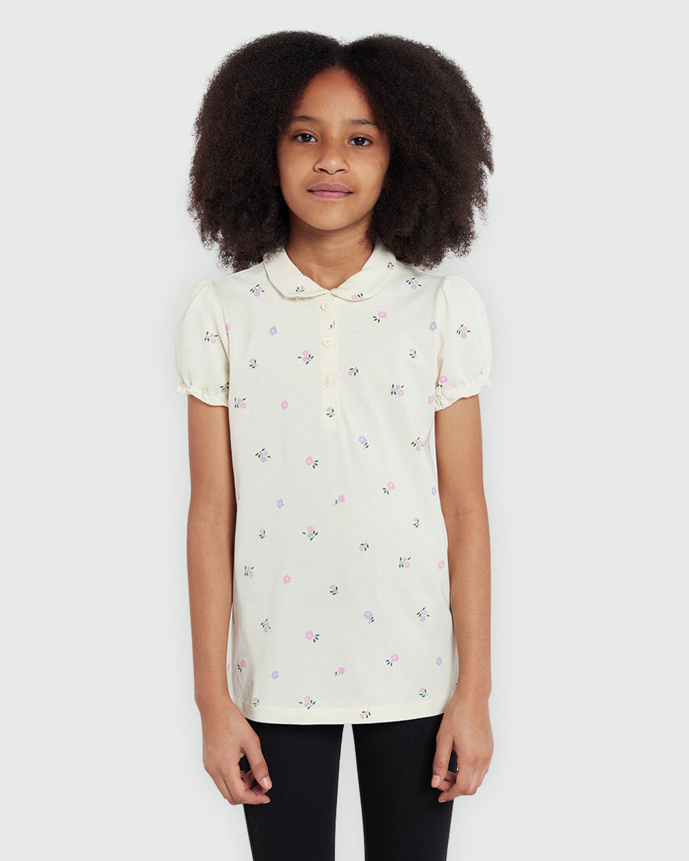 Vanilla Ice Aop Polo Shirt – OVS Girls’ Favourite White / 9-10 Y