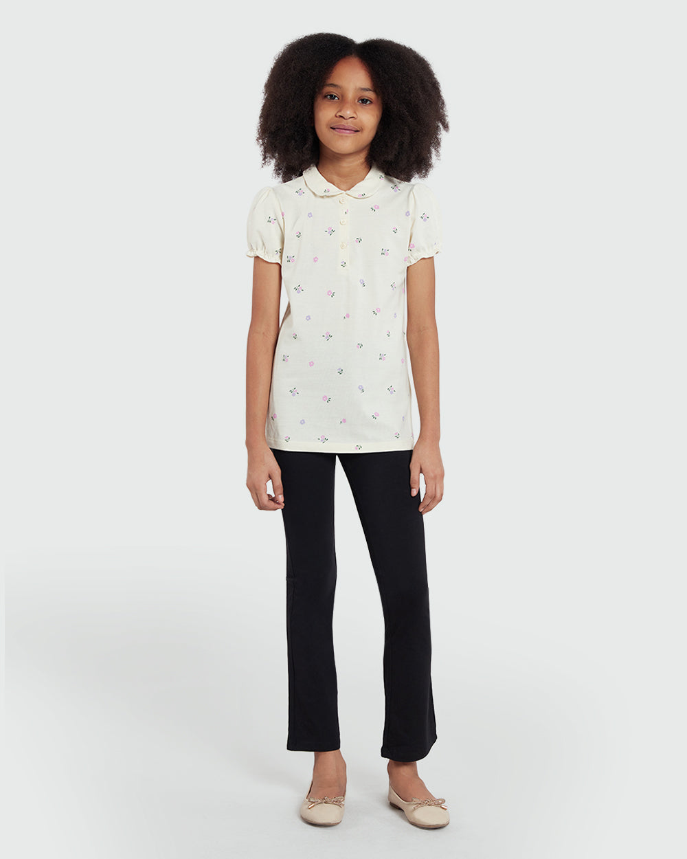 Vanilla Ice Aop Polo Shirt – OVS Girls’ Favourite White / 9-10 Y