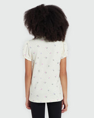 Vanilla Ice Aop Polo Shirt – OVS Girls’ Favourite White / 9-10 Y