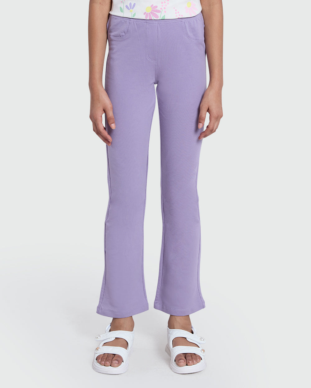 OVS Girls’ Flare Treggings In Dusk Violet / 9-10 Y