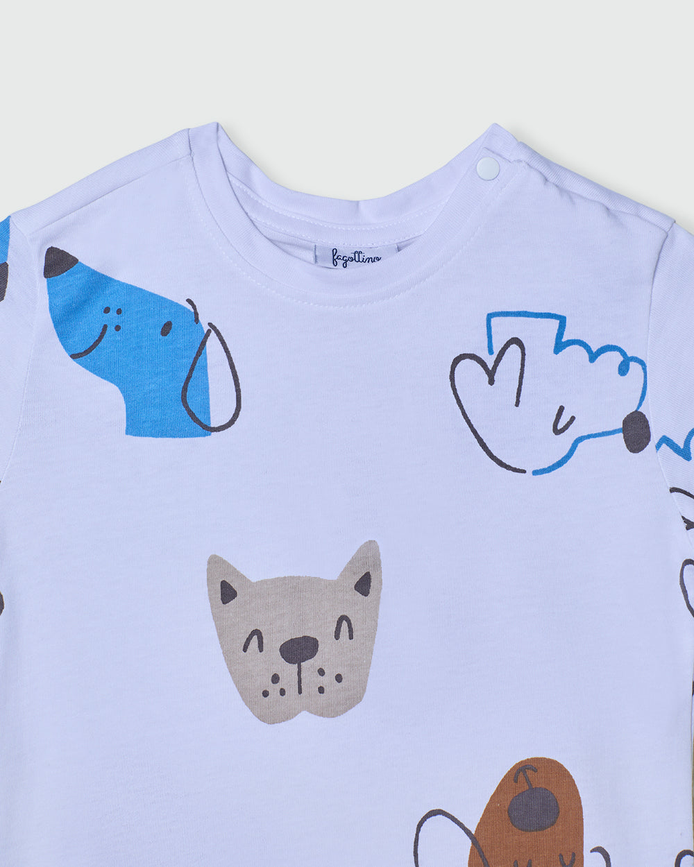 OVS BOYS T-SHIRT AOP WHITE / 24-30 M