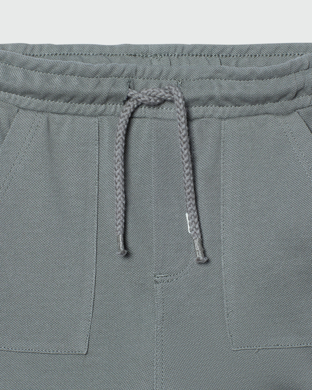 Piquet Bermuda Shorts With Drawstring MULLED BASIL / 24-30 Months