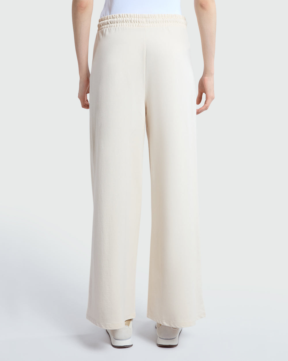 Cannoli Cream Wide Joggers From OVS White / M