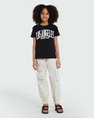 Girls’ Cargo Pants In Beige – OVS Utility Style Brown / 10-11 Y