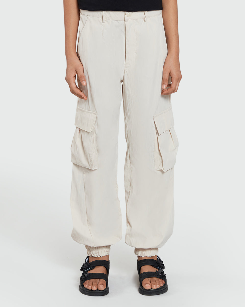 Girls’ Cargo Pants In Beige – OVS Utility Style Brown / 10-11 Y