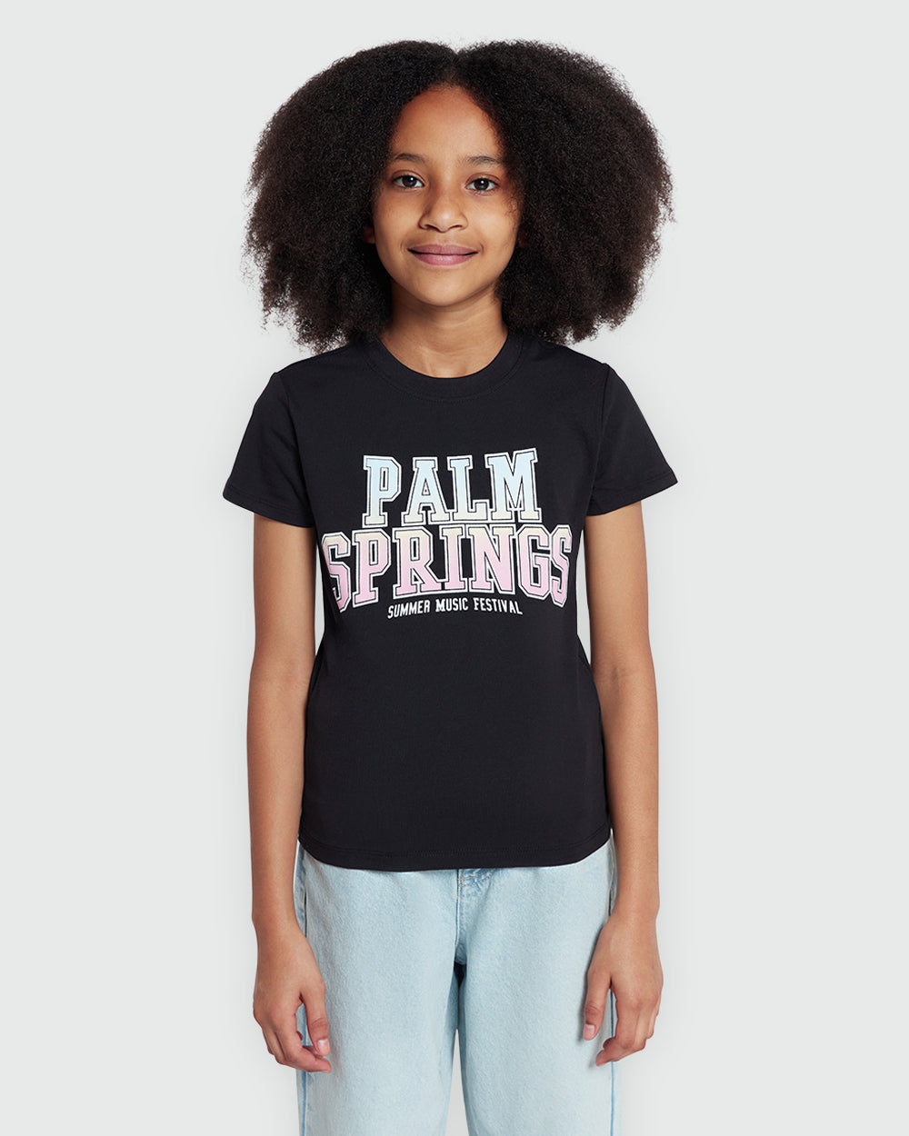 OVS Black Beauty Tee – Girls’ Graphic Style Black / 10-11 Y