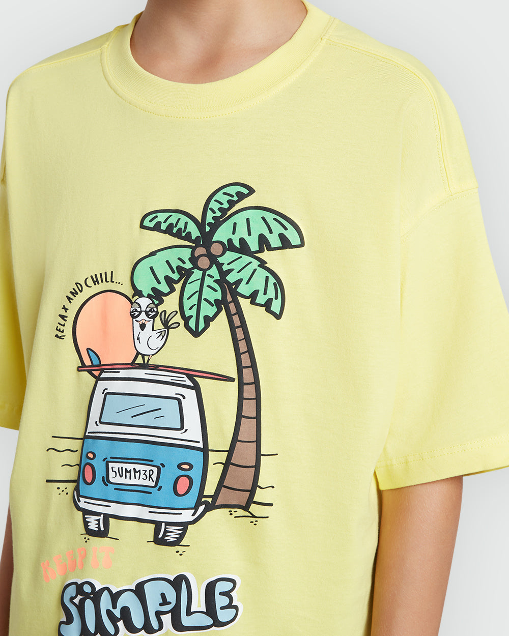 Lemon Verbena Tee For Boys – Summer Style By OVS Yellow / 9-10 Y