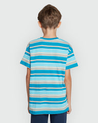 Striped Multicolour Tee For Boys – OVS Multicolour Striped / 9-10 Y