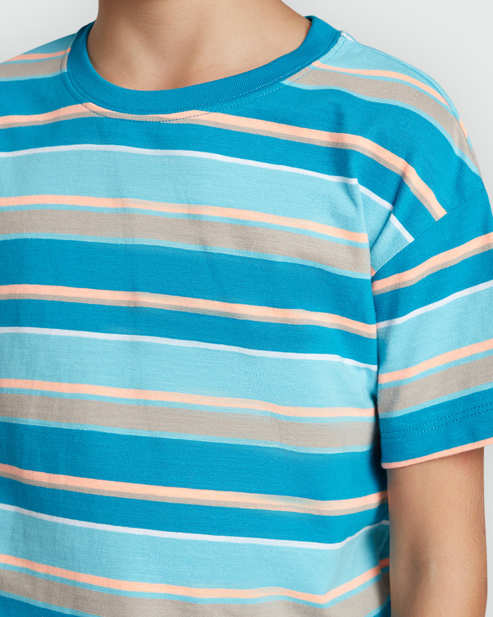 Striped Multicolour Tee For Boys – OVS Multicolour Striped / 9-10 Y