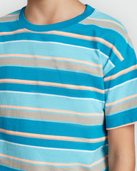 Striped Multicolour Tee For Boys – OVS Multicolour Striped / 9-10 Y