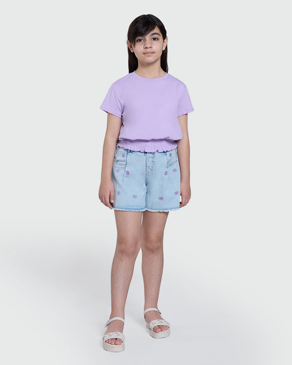 Lilac Breeze Basic Tee – OVS Girls Collection Violet / 10-11 Y