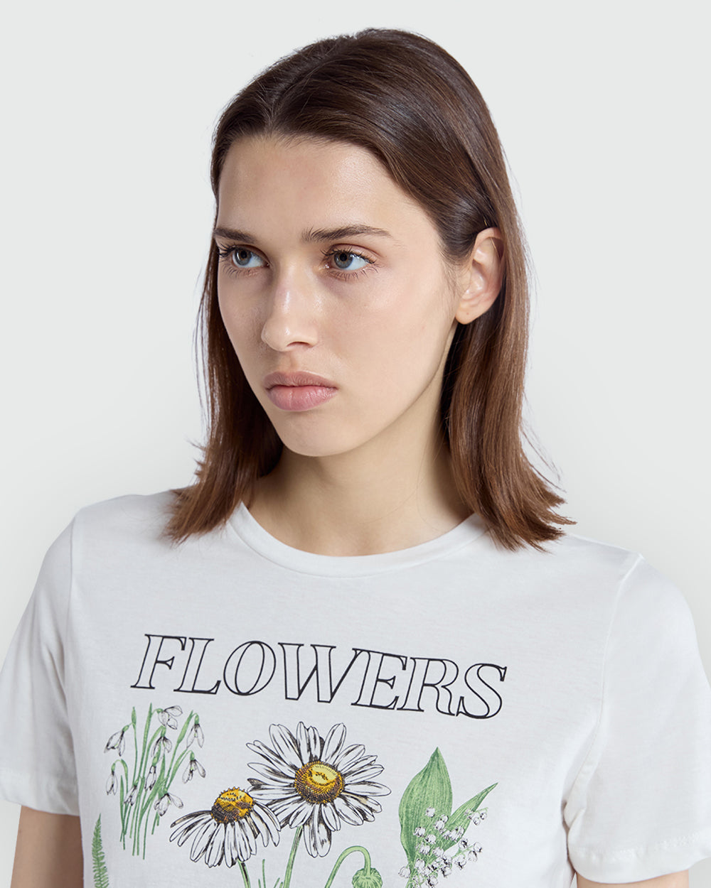 Clean Printed Tee In Off-White – OVS Woman White / M