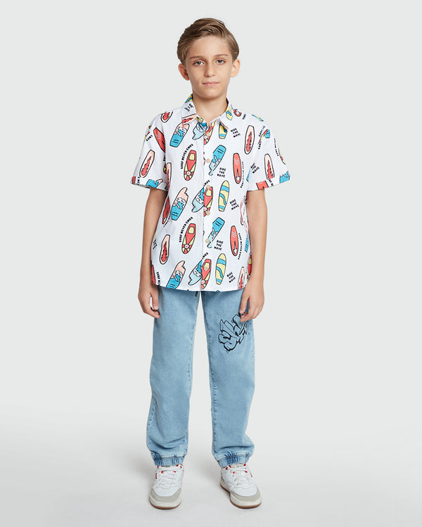 OVS Boys’ Vibrant Multicolour Summer Shirt Multicolour / 9-10 Y