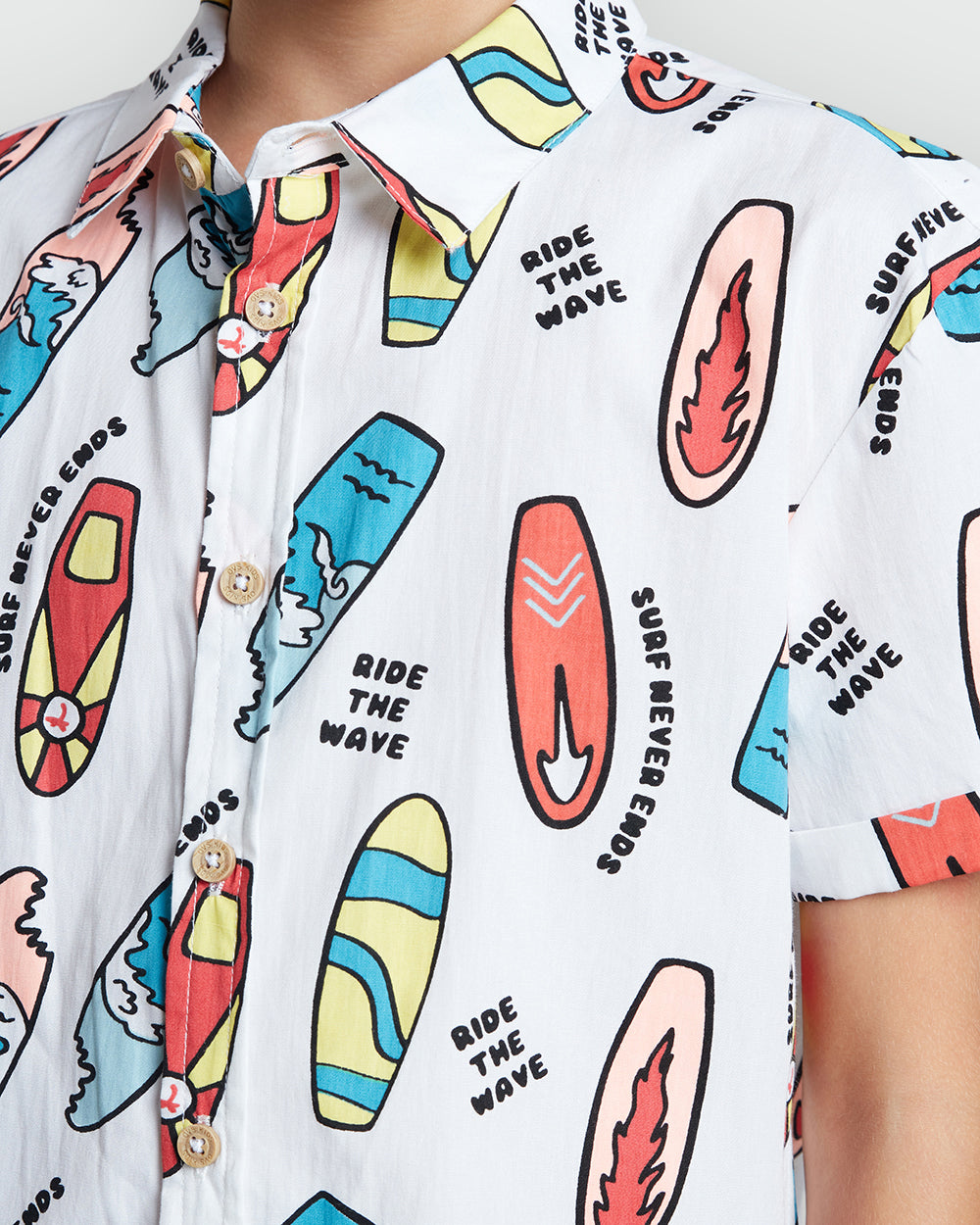 OVS Boys’ Vibrant Multicolour Summer Shirt Multicolour / 9-10 Y