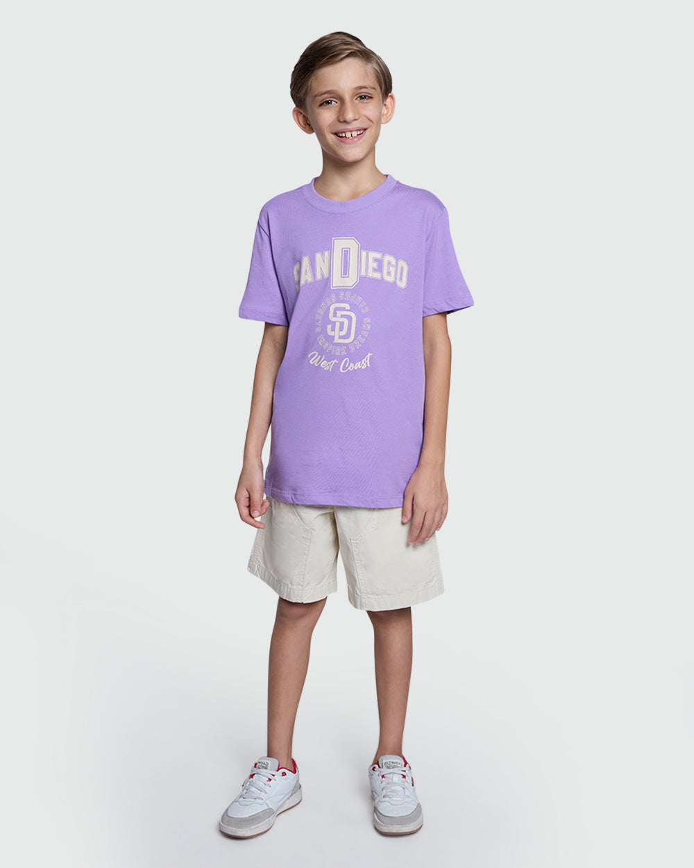 OVS Patched Shorts For Boys – Birch Shade Pink / 11 Y