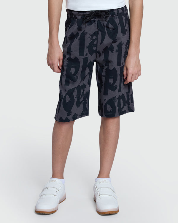 Forged Iron Grey Shorts For Boys – By OVS Grey / 11 Y